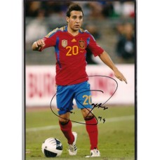 Signed photo of Santi Cazorla the Spain footballer.